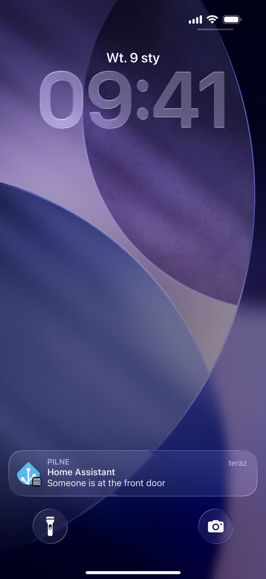 Notification rendered in iOS Communication style with a source avatar
